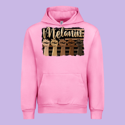 Melanin American Flag Urban Hoodie Designed By Hra Design Shop