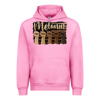 Fuchsia Pink melanin american flag Urban Hoodie - HRA Design Shop