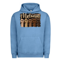 Pigment Pebble Blue melanin american flag Urban Hoodie - HRA Design Shop