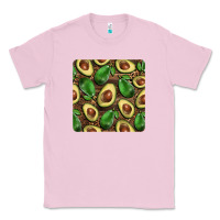 Bubblegum Pink avocados with wood and leopard background mug  coaster Classic Tee - BarkalooDesign