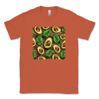 Copper avocados with wood and leopard background mug  coaster Classic Tee - BarkalooDesign