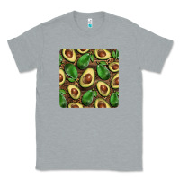 Heather Grey avocados with wood and leopard background mug  coaster Classic Tee - BarkalooDesign