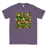 Lavender avocados with wood and leopard background mug  coaster Classic Tee - BarkalooDesign