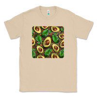 Mushroom avocados with wood and leopard background mug  coaster Classic Tee - BarkalooDesign