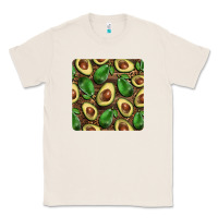 Natural avocados with wood and leopard background mug  coaster Classic Tee - BarkalooDesign