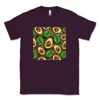 Plum avocados with wood and leopard background mug  coaster Classic Tee - BarkalooDesign