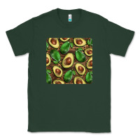 Sports Green avocados with wood and leopard background mug  coaster Classic Tee - BarkalooDesign