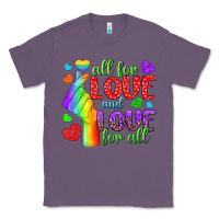 Lavender Western All For Love And Love For All Classic Tee - BundleAndBundleShop