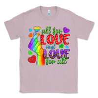 Lilac Western All For Love And Love For All Classic Tee - BundleAndBundleShop