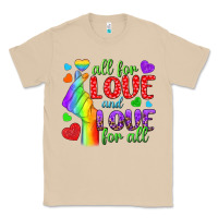 Mushroom Western All For Love And Love For All Classic Tee - BundleAndBundleShop