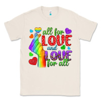 Natural Western All For Love And Love For All Classic Tee - BundleAndBundleShop