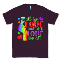 Plum Western All For Love And Love For All Classic Tee - BundleAndBundleShop