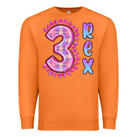 Carrot 3 rex pink dinosaur Premium Sweatshirt - MaliasSmallBusiness