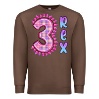 Chestnut 3 rex pink dinosaur Premium Sweatshirt - MaliasSmallBusiness