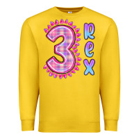 Lemon 3 rex pink dinosaur Premium Sweatshirt - MaliasSmallBusiness