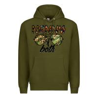 Army Green nanny of both Premium Hoodie - CowhideDigitalArt