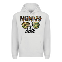 Dove Grey nanny of both Premium Hoodie - CowhideDigitalArt