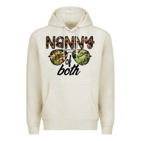 Oatmeal Heather nanny of both Premium Hoodie - CowhideDigitalArt