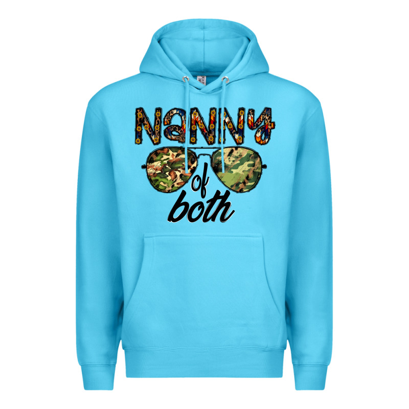 Nanny Of Both Premium Hoodie by CowhideDigitalArt | Teevron