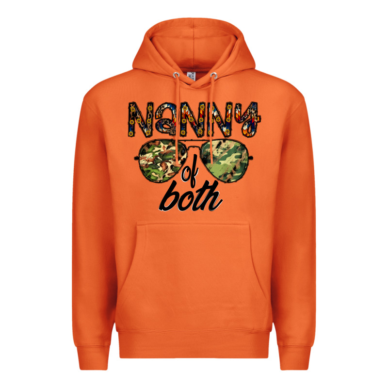 Nanny Of Both Premium Hoodie by CowhideDigitalArt | Teevron