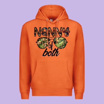 Nanny Of Both Premium Hoodie Designed By Cowhidedigitalart