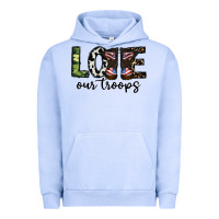 Pigment Grape Ice love our troops Urban Hoodie - CowhideDigitalArt