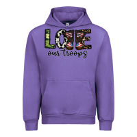 Tulip love our troops Urban Hoodie - CowhideDigitalArt