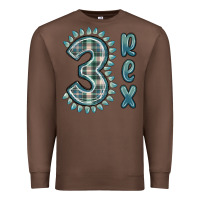 Chestnut 3 rex green dinosaur Premium Sweatshirt - MaliasSmallBusiness