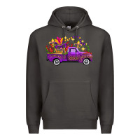 Smoke mardi gras truck Premium Hoodie - FaDigitalArtStudio