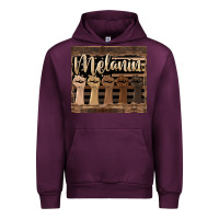Mauve Wine melanin American flag Urban Hoodie - HRA Design Shop