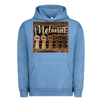 Pigment Pebble Blue melanin American flag Urban Hoodie - HRA Design Shop