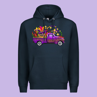 Mardi Gras Truck Premium Hoodie Designed By Fadigitalartstudio