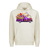 Oatmeal Heather mardi gras truck Premium Hoodie - FaDigitalArtStudio