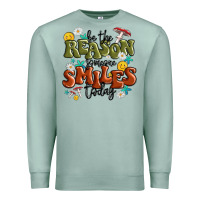 Seafoam be the reason someone smiles today Premium Sweatshirt - MaliasSmallBusiness