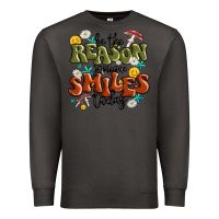 Smoke be the reason someone smiles today Premium Sweatshirt - MaliasSmallBusiness