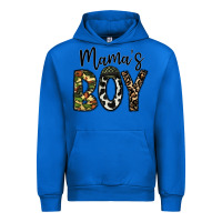Cobalt mama's boy Urban Hoodie - CowhideDigitalArt