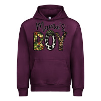Mauve Wine mama's boy Urban Hoodie - CowhideDigitalArt
