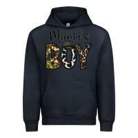 Navy mama's boy Urban Hoodie - CowhideDigitalArt