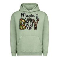 Pigment Oil Green mama's boy Urban Hoodie - CowhideDigitalArt