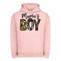 Pigment Salmon mama's boy Urban Hoodie - CowhideDigitalArt