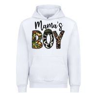 White mama's boy Urban Hoodie - CowhideDigitalArt