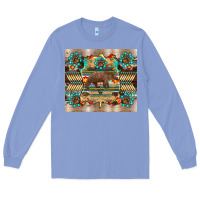 Colony Blue bear native animal  pelt  tumbler Long Sleeve Tee - BarkalooDesign