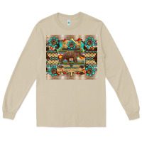Mushroom bear native animal  pelt  tumbler Long Sleeve Tee - BarkalooDesign