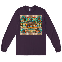 Plum bear native animal  pelt  tumbler Long Sleeve Tee - BarkalooDesign