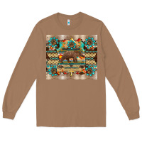 Toasted Coconut bear native animal  pelt  tumbler Long Sleeve Tee - BarkalooDesign