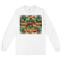 White bear native animal  pelt  tumbler Long Sleeve Tee - BarkalooDesign