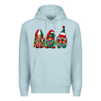 Blue Mist mexican flag gnomes Premium Hoodie - RacoonDesign