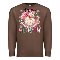 Chestnut pink santa 'tis the season Premium Sweatshirt - MaliasSmallBusiness
