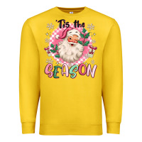 Lemon pink santa 'tis the season Premium Sweatshirt - MaliasSmallBusiness
