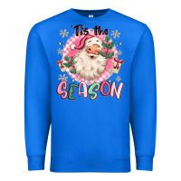 True Royal pink santa 'tis the season Premium Sweatshirt - MaliasSmallBusiness